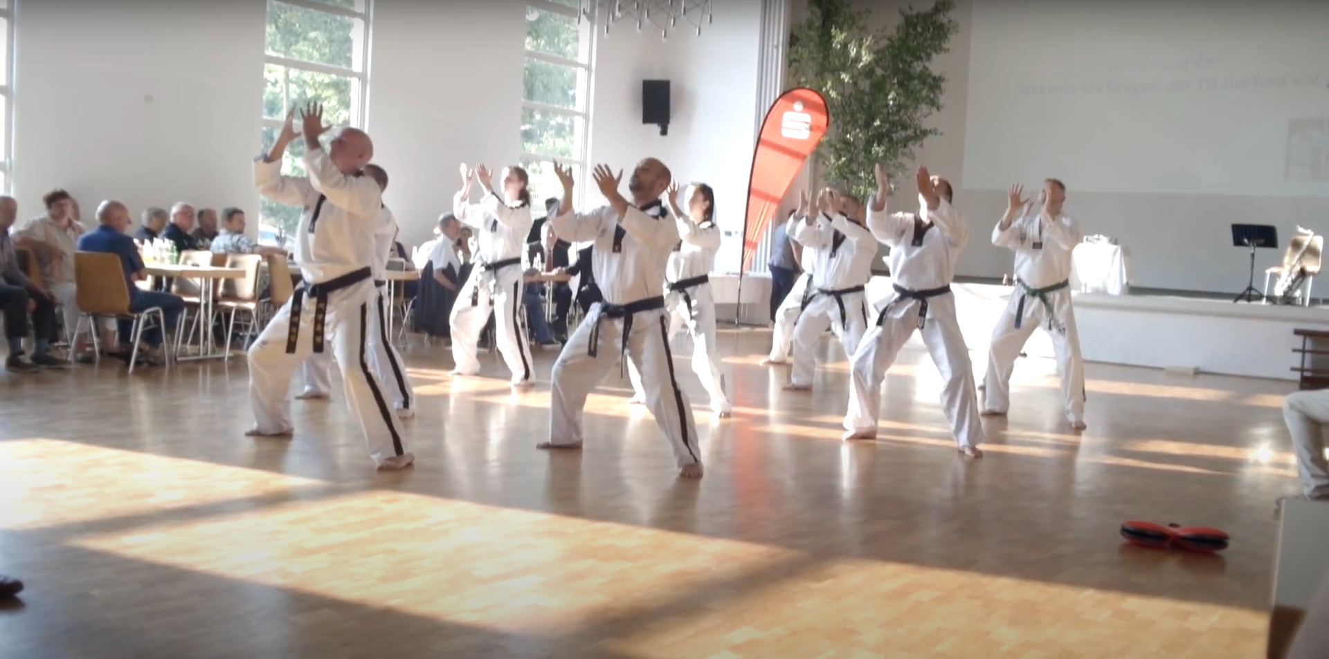 taekwondo herford demonstration grüngoldhaus